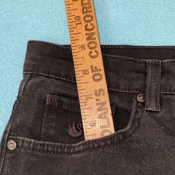 GLORIA VANDERBILT Amanda denim 5 pocket stretchy jeans black size 10 short - Picture 6 of 11